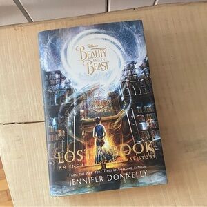 $15 SALE Beauty and the Beast: Lost in a Book Disney Hardcover Reimagined